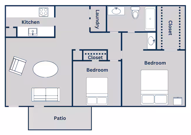 Floor Plan E 1304 floor plan